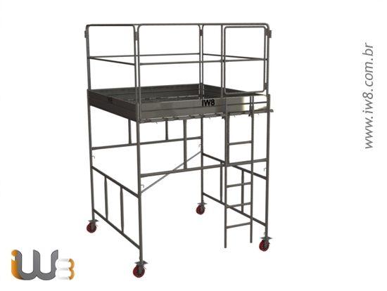 Andaime Tubular 1 Metro x 2 Metros