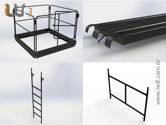 Andaime Tubular 1x1 Completo