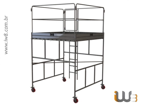 Andaime Tubular 1x2 Completo