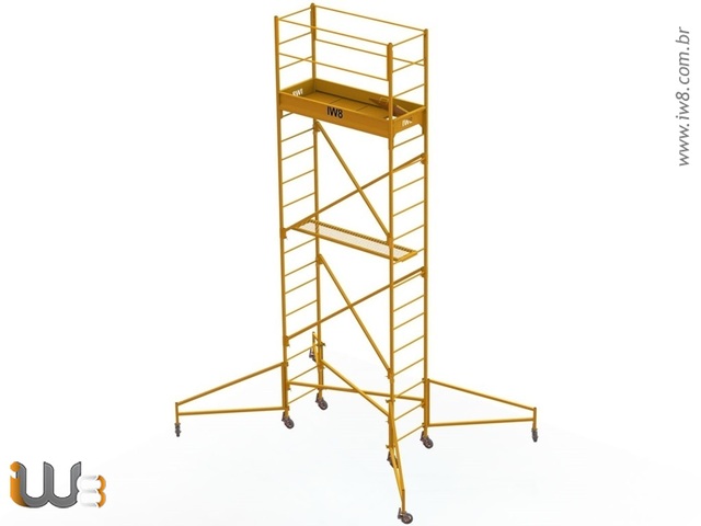 Andaime Industrial 6 Metros Pintado