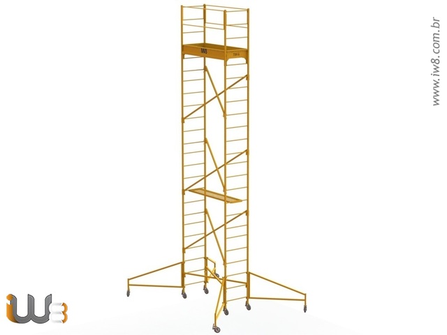 Andaime Industrial 8 Metros Pintado