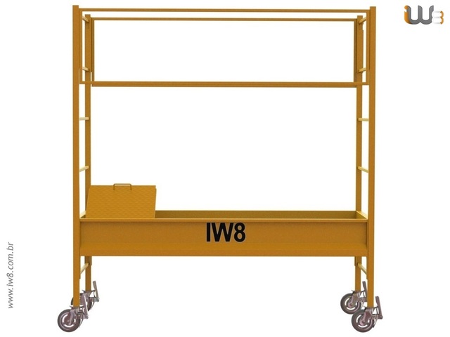 Andaime Industrial Pintado 2 Metros