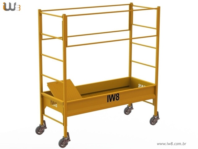 Andaime Industrial Pintado 2 Metros