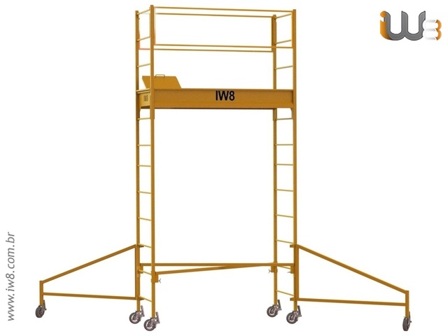 Andaime Industrial Pintado 4 Metros