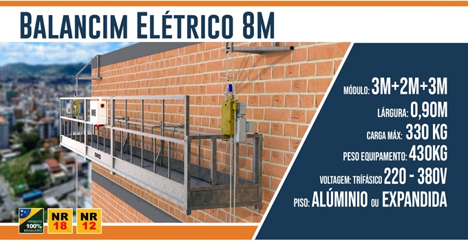 Balancim Elétrico 8 Metros